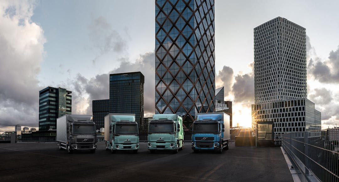 Volvo reveals new electric truck range