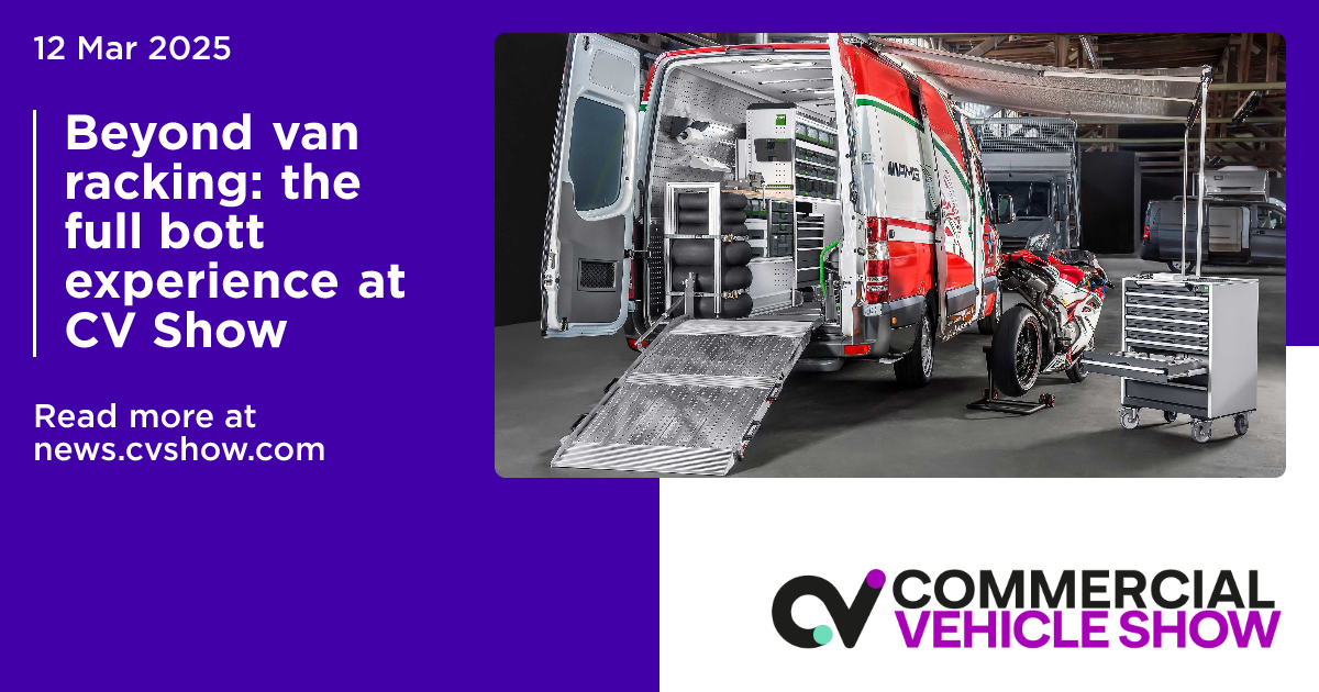 Beyond van racking: the full bott experience at CV Show | Commercial ...
