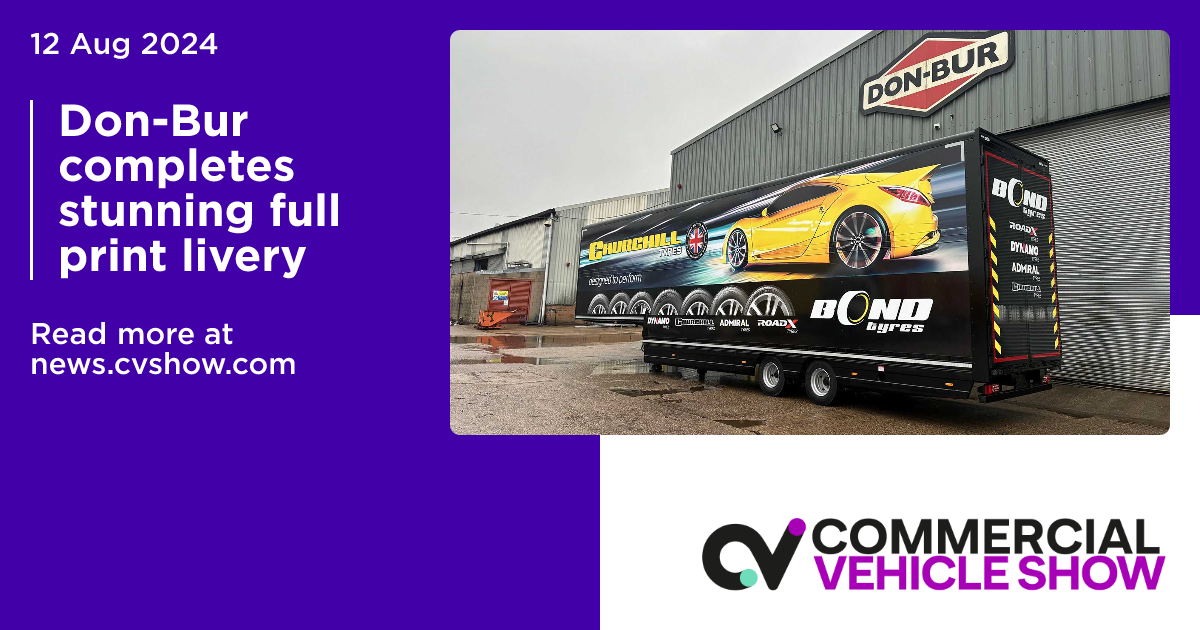 Don-Bur completes stunning full print livery | Commercial Vehicle Show News