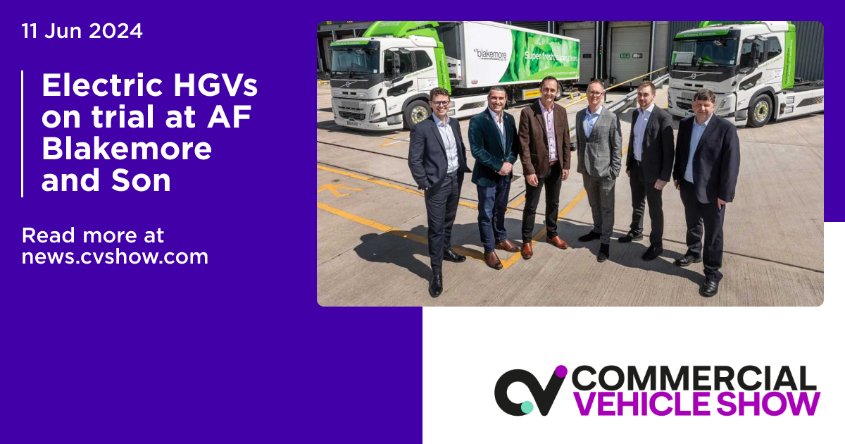 Electric HGVs on trial at AF Blakemore and Son | Commercial Vehicle ...