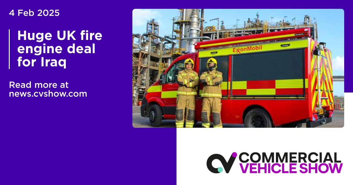 Iraq Fire Engine Huge UK fire engine deal for Iraq | Commercial Vehicle Show News