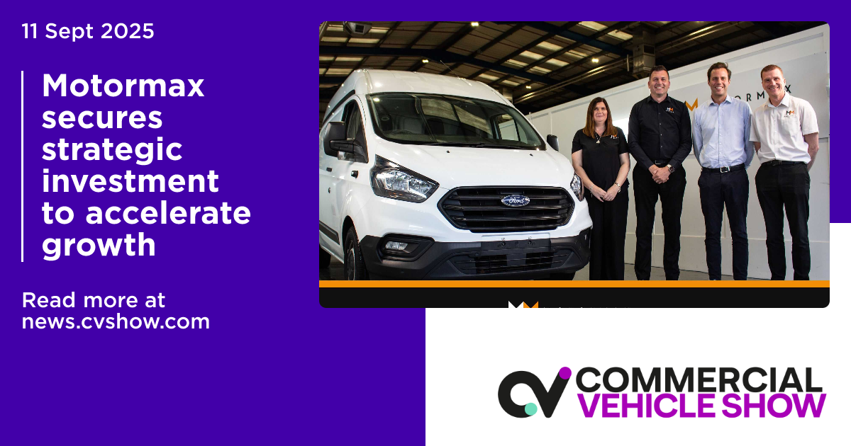 Motormax secures strategic investment to accelerate growth | Commercial ...