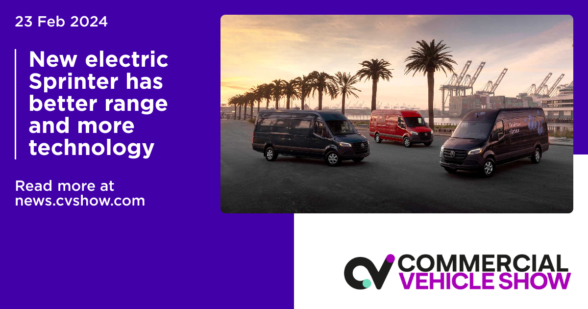 New electric Sprinter has better range and more technology | Commercial ...