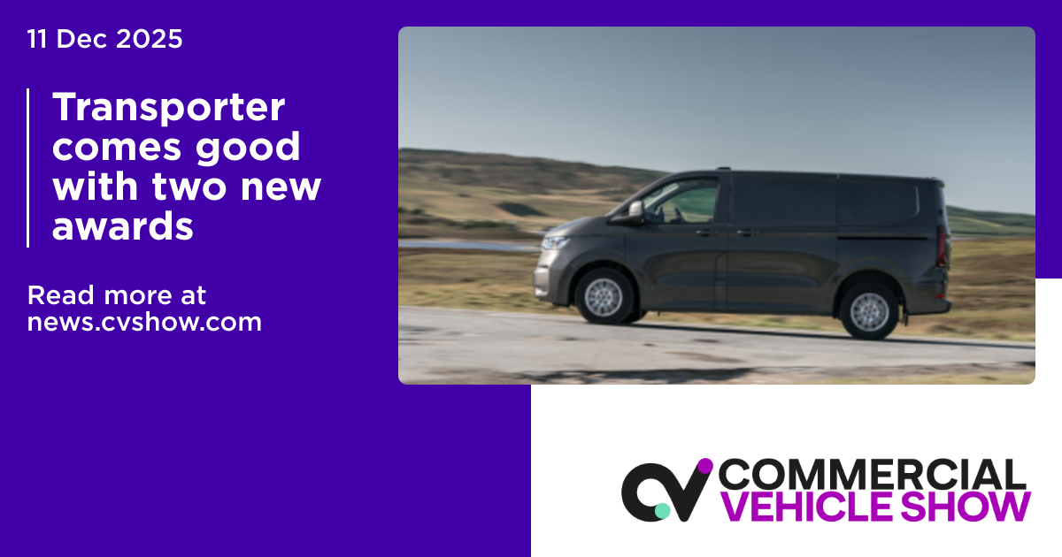 Good Transporter Transporter comes good with two new awards | Commercial Vehicle Show News